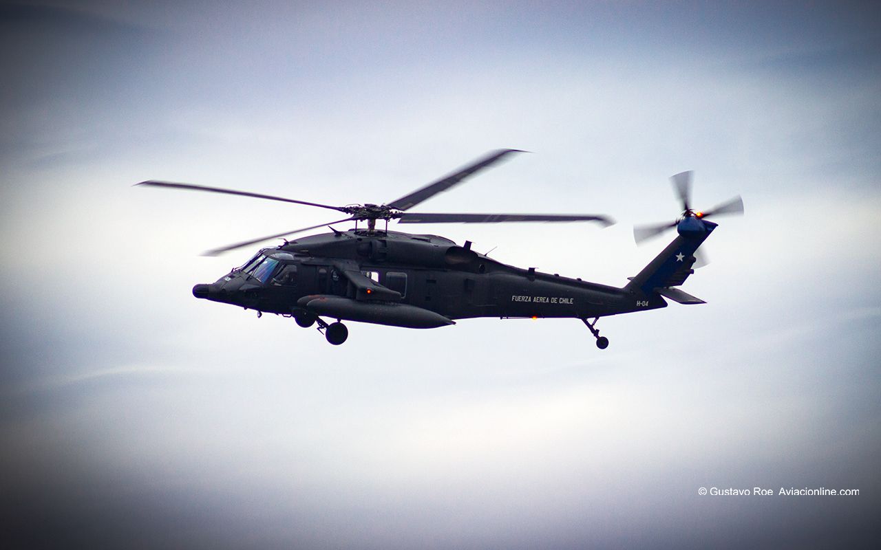 Fuerza Aérea de Chile informa hallazgo del MH-60M Black Hawk tras intensa búsqueda