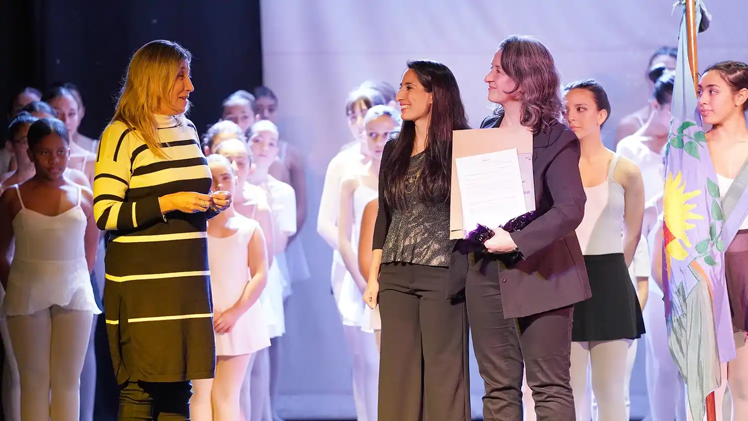 Sandra Antenucci, Estefanía Grimaldi y Patricia Aloe