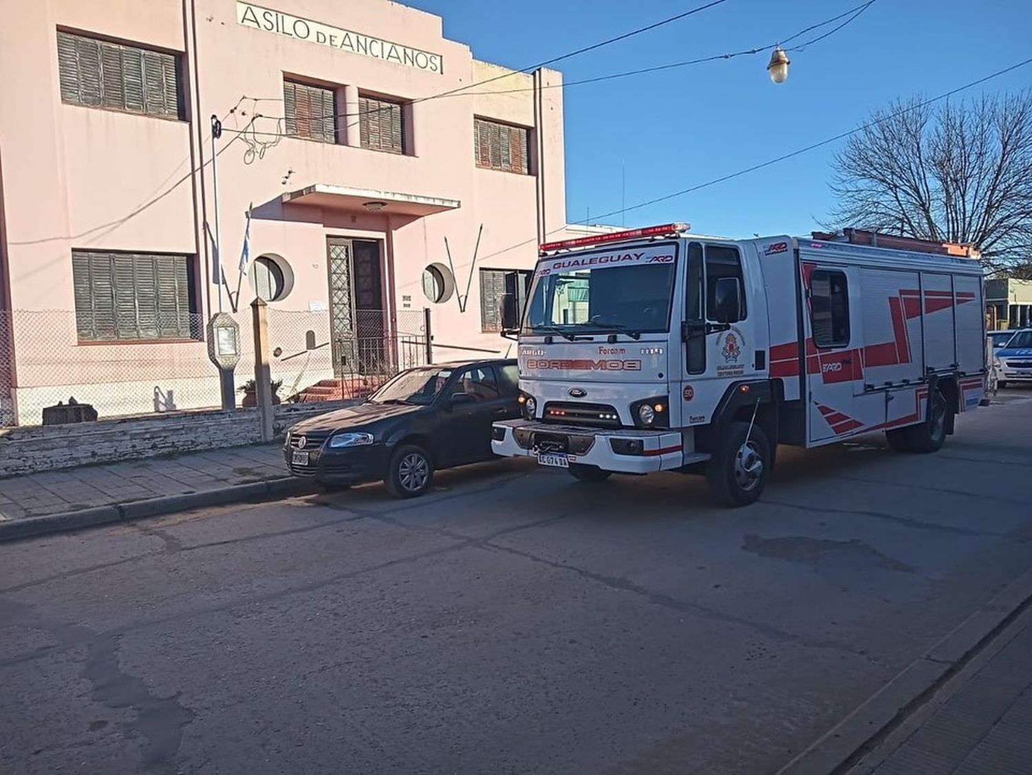 Susto en el Hogar de Ancianos