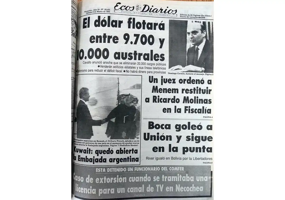 Sábado 9 de marzo de 1991
