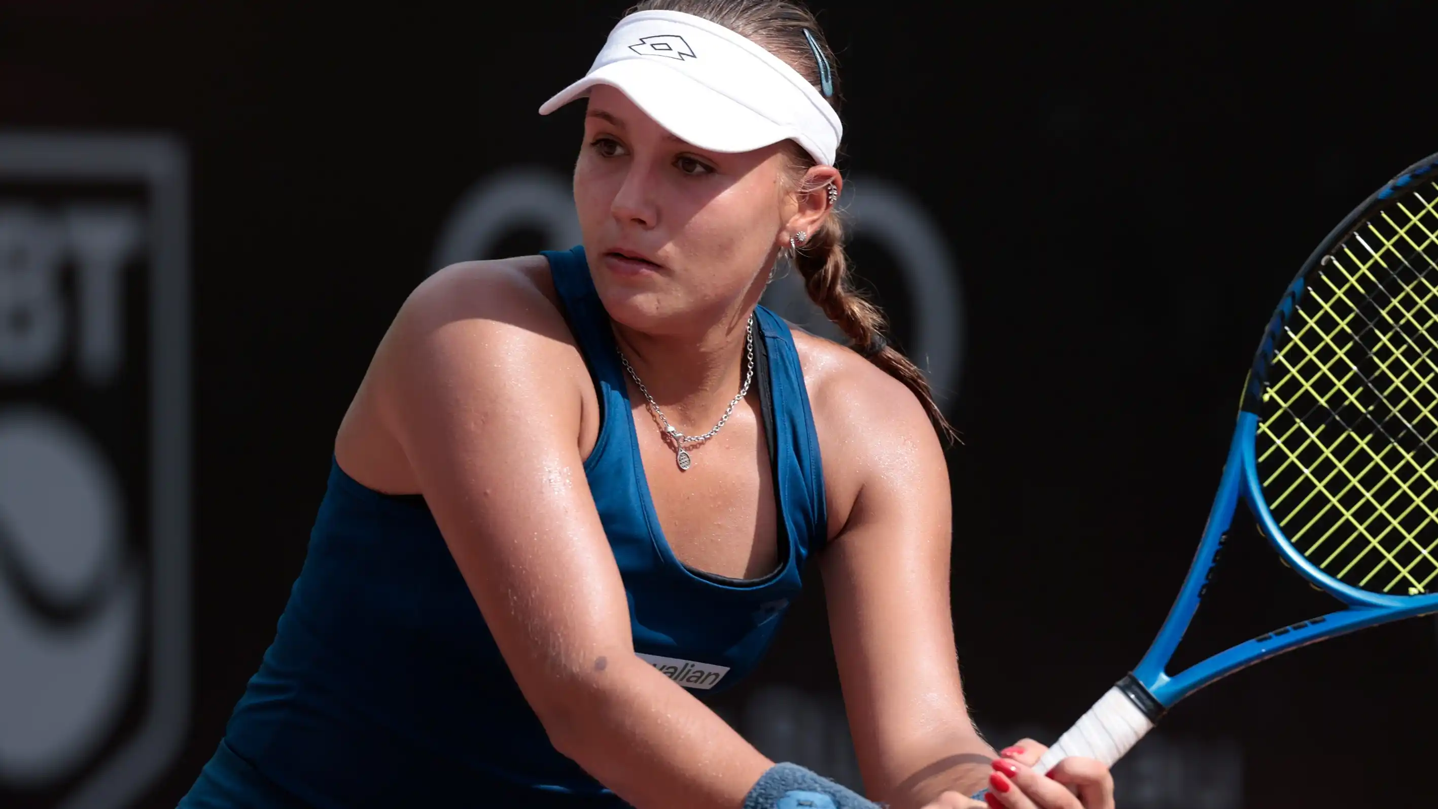 Larraya Guidi, cerca de una medalla.
