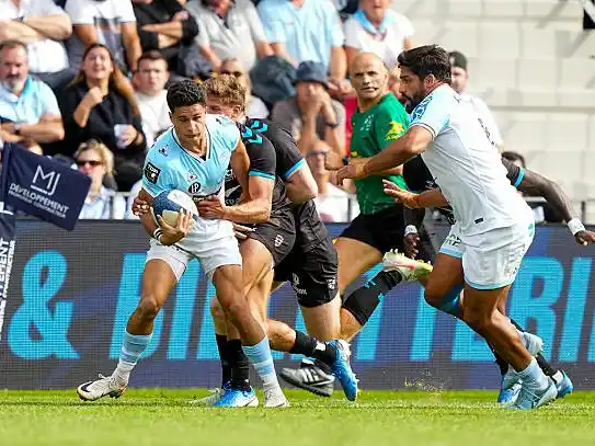 Bruni en acción ante Montpellier.
