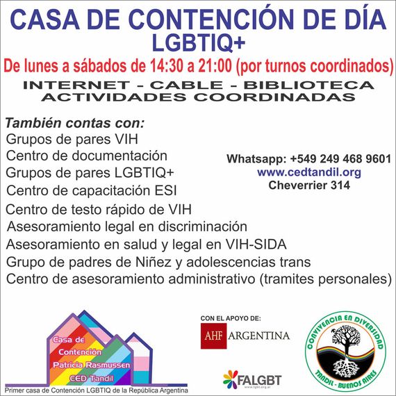 Con protocolos y sólo de día, reabre la Casa de Contención LGBTIQ
