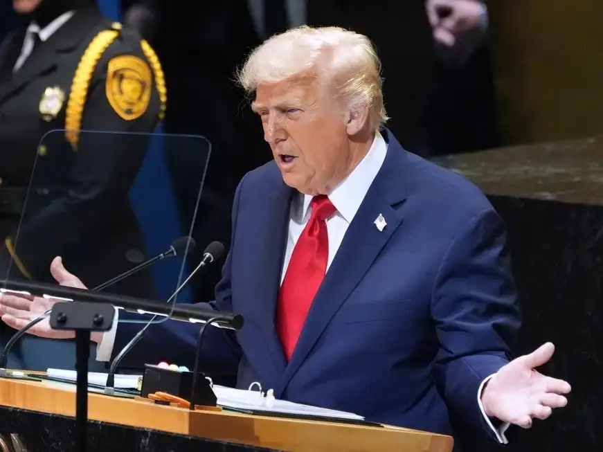 Donald Trump espùso ante la ONU.