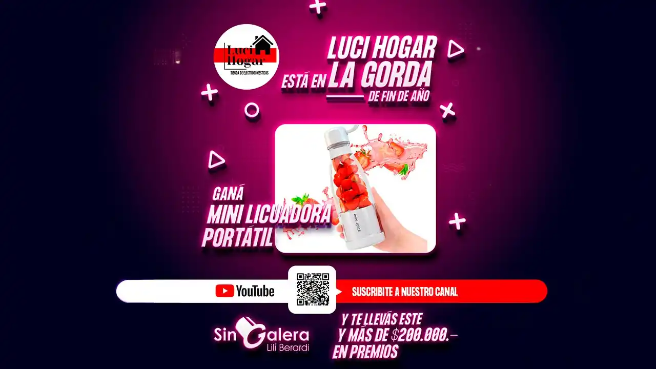 La mini licuadora portátil de Luci Hogar está en La Gorda