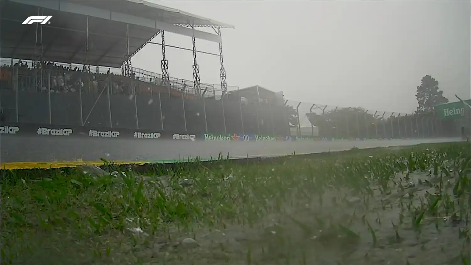 La lluvia torrencial azota a San Pablo y se canceló la clasificación para el Gran Premio de Brasil