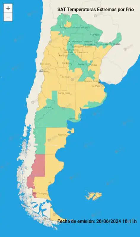 mapa extremas
