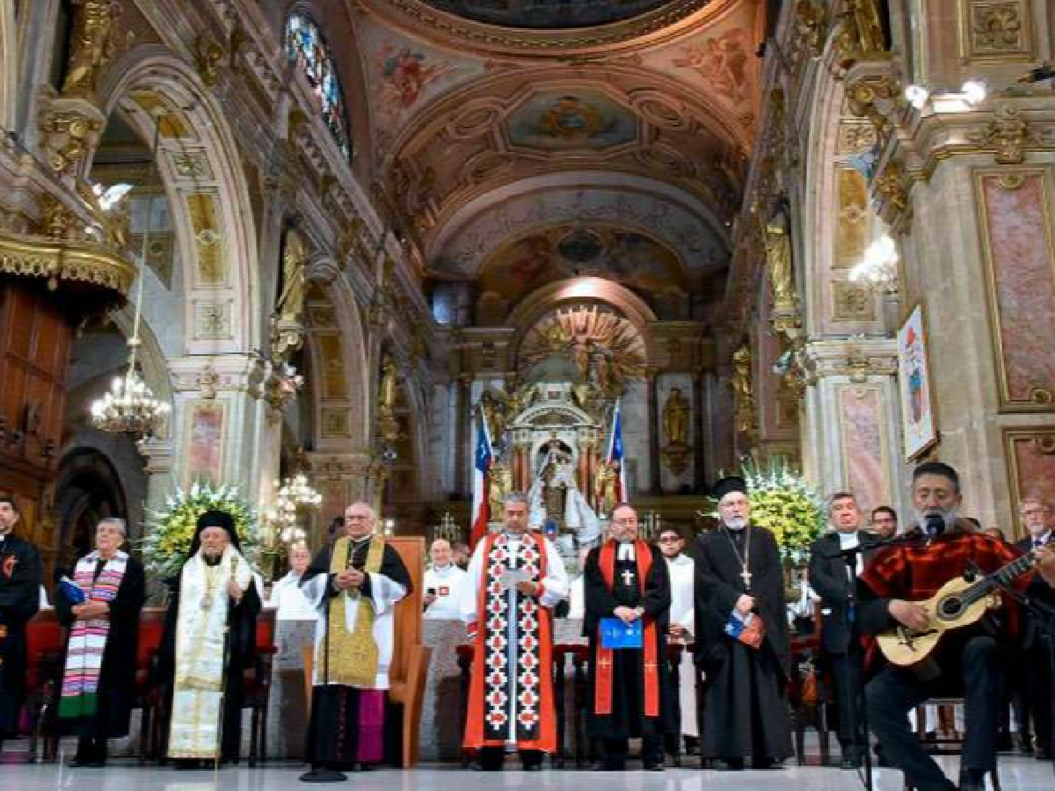 Fernández participa en forma virtual de un Tedeum inédito