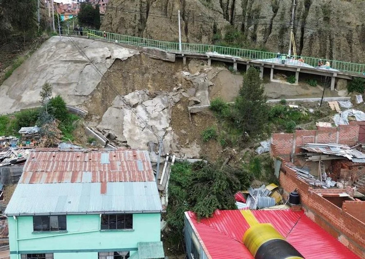 Las lluvias provocaron destrozos en Bolivia