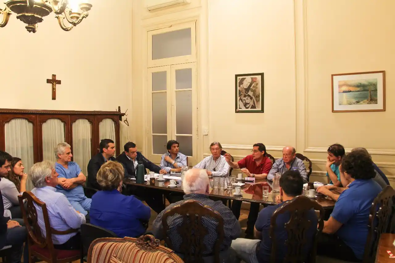 Zárate: Cáffaro y comerciantes analizaron la preocupante situación económica