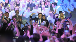Milei celebró el triunfo a nivel nacional: "Hoy comienza la reconstrucción de la Argentina grande”