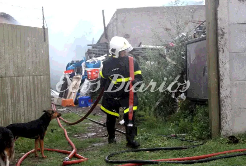 Pérdidas totales en un depósito por un incendio