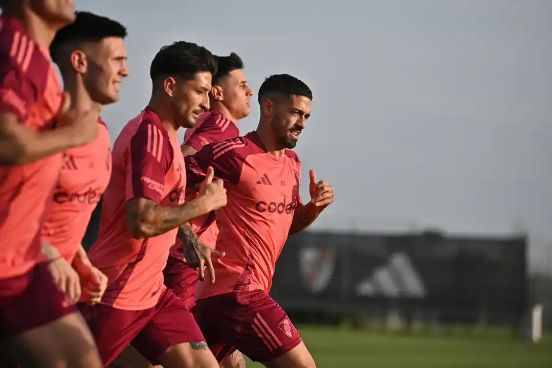 River se entrena en el predio de Ezeiza