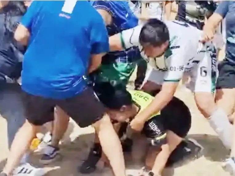 Imagen tomada de uno de los videos que circularon por redes sociales.