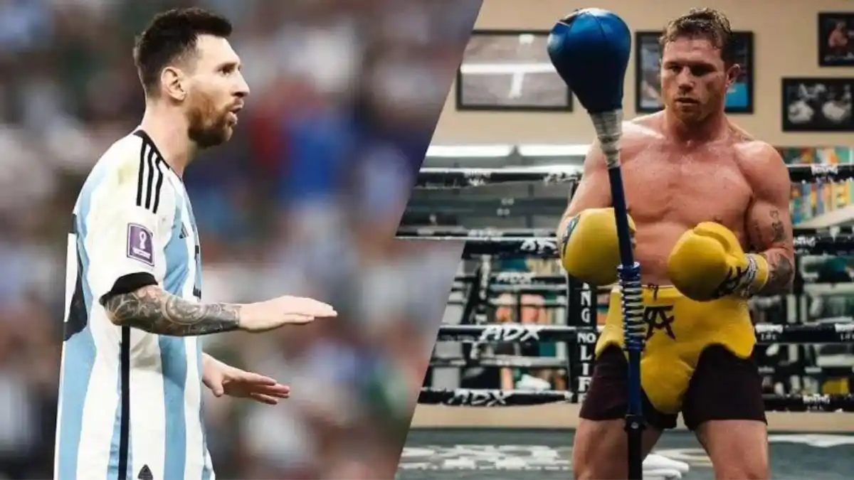 Canelo se la jura a Messi (+ Video)
