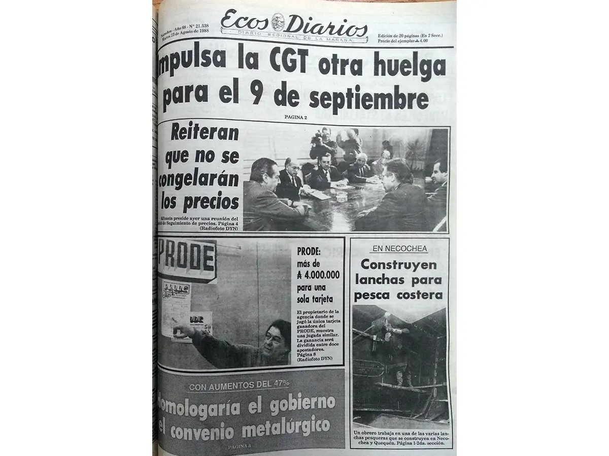 Martes 23 de agosto de 1988