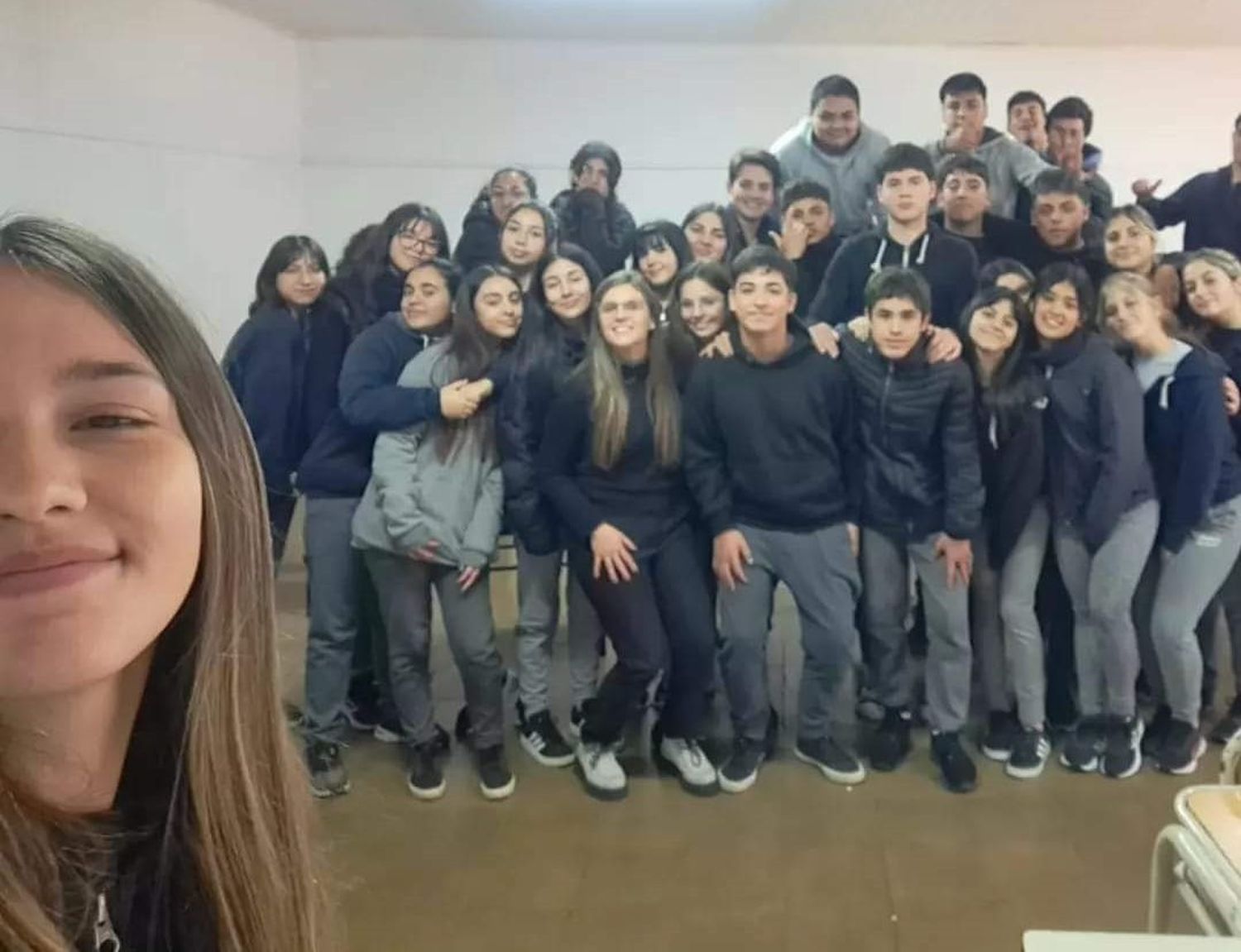 Jóvenes que formaron parte del taller sobre consumos problemáticos.