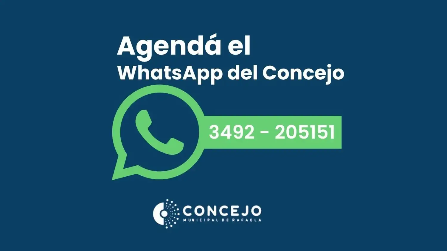 whatsapp del concejo