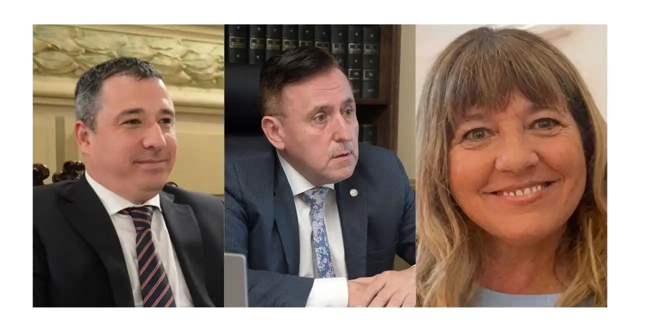 Diego Maciel, Aldo Mario Alurralde y Jorgelina Mabel Genghini.