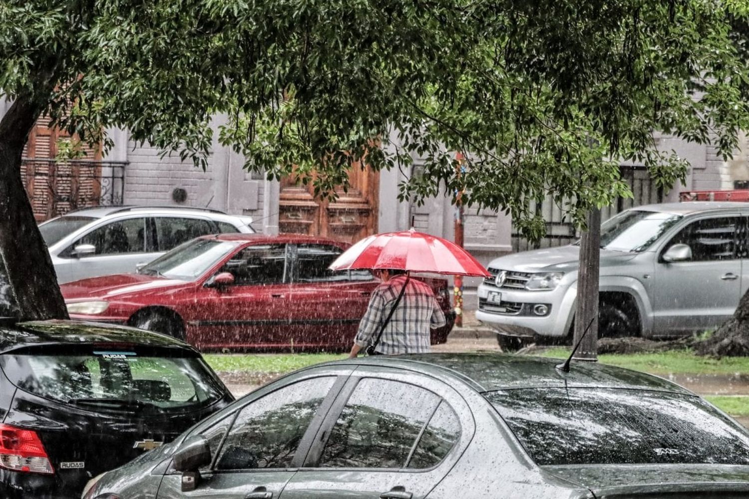 Se largó con todo en Gualeguaychú: cuánto durará la tormenta