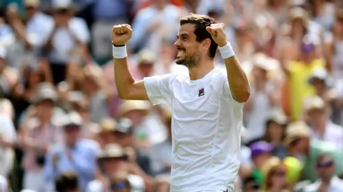 El bahiense Guido Pella entre los argentinos con mejor desempeño en Wimbledon