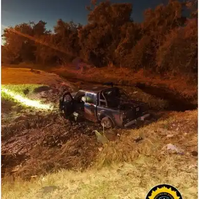 Siniestro vial en Villaguay: tres menores heridos tras el vuelco de una camioneta
