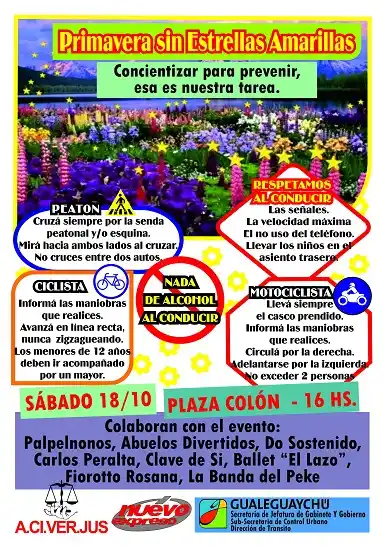 Jornada “Primavera sin estrellas amarillas”