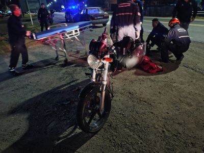 Accidente en Ruta 8 de Venado: un motociclista hospitalizado