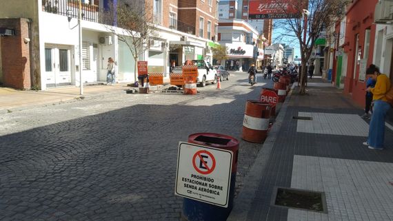 Infraestructura vial: el Municipio mejora el adoquinado de la zona centro
