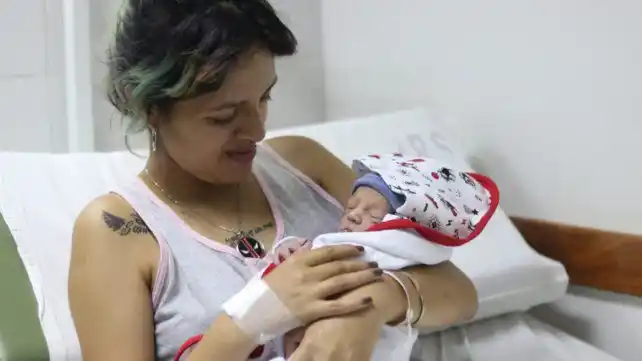 Rodrigo, fue el primer bebé del año en Rosario