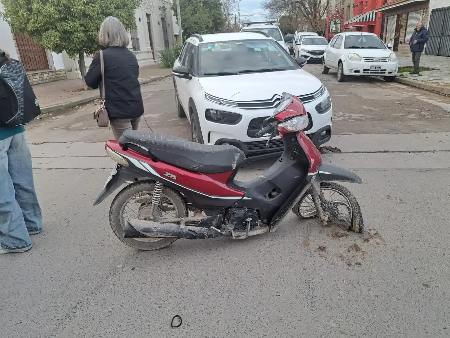Accidente moto