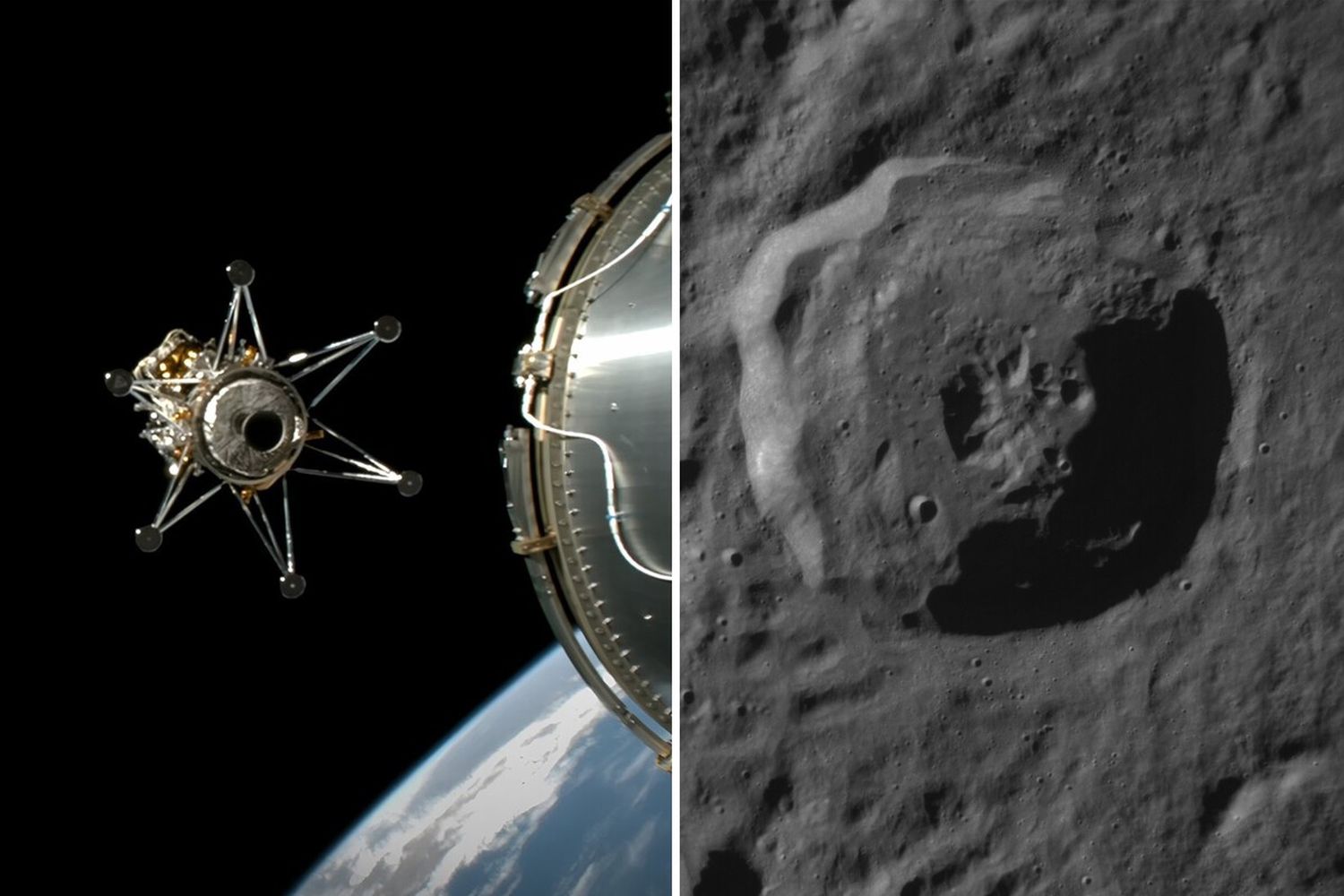 Tras 52 años, una nave espacial logró aterrizar en la Luna