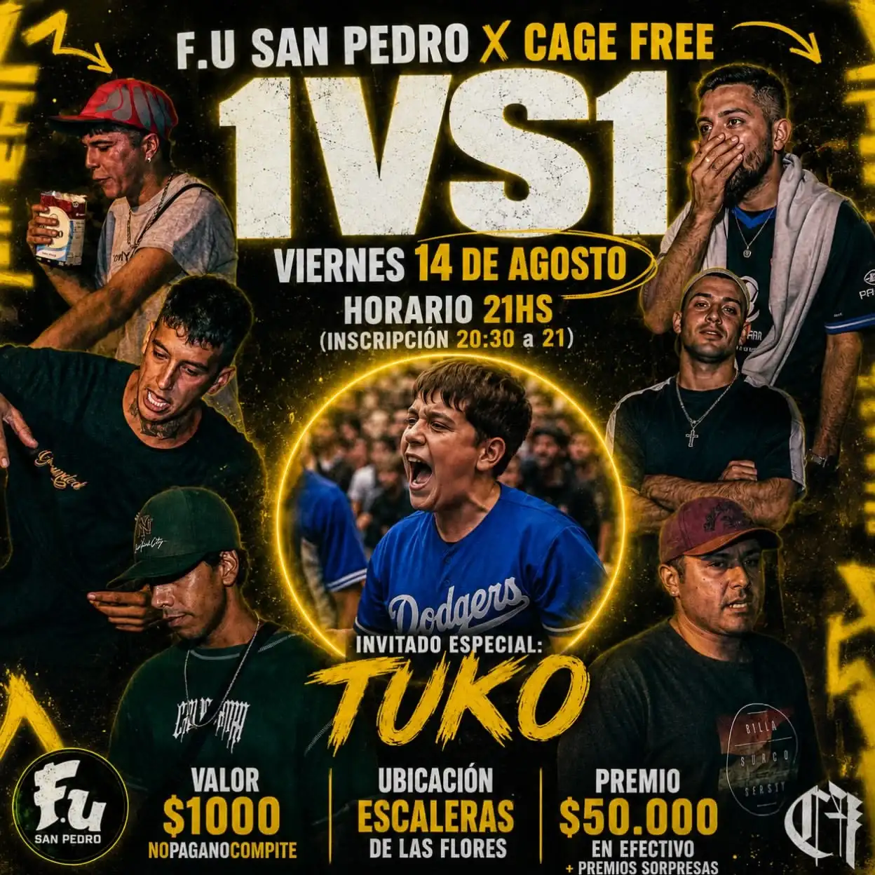 Fu San Pedro: batalla de Hip Hop y Freestyle en la Escalera de las Flores
