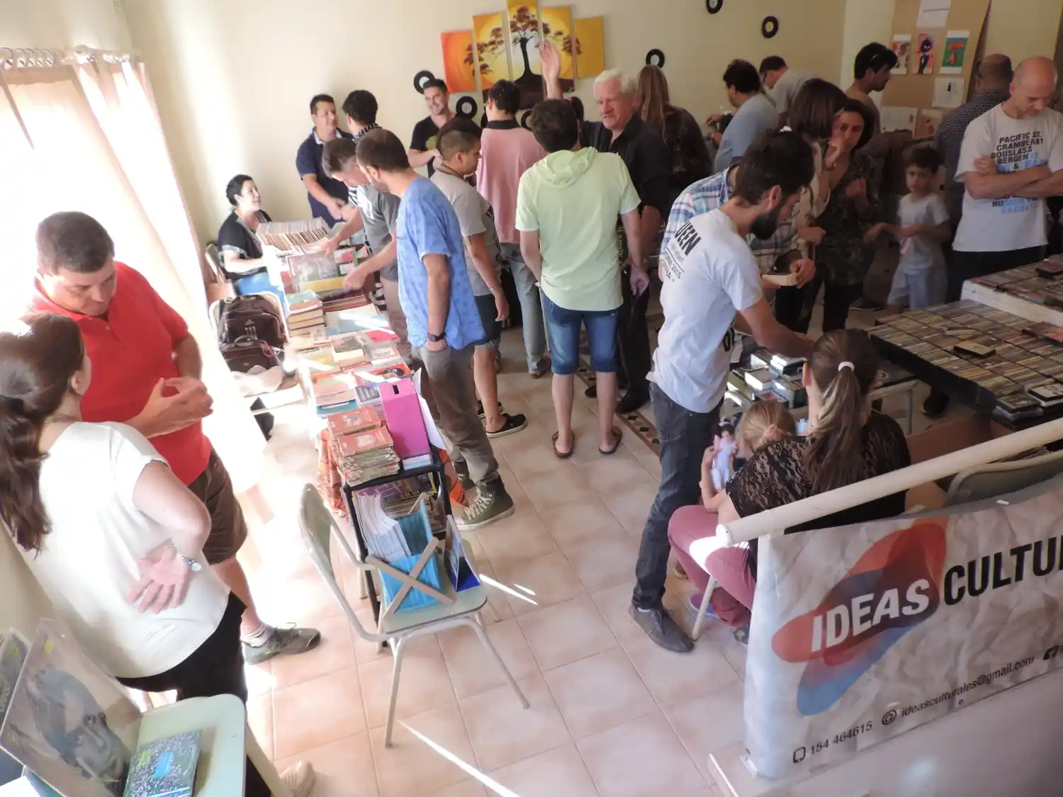 El domingo se realizará la 2° Feria de discos de vinilos, libros y otras artes