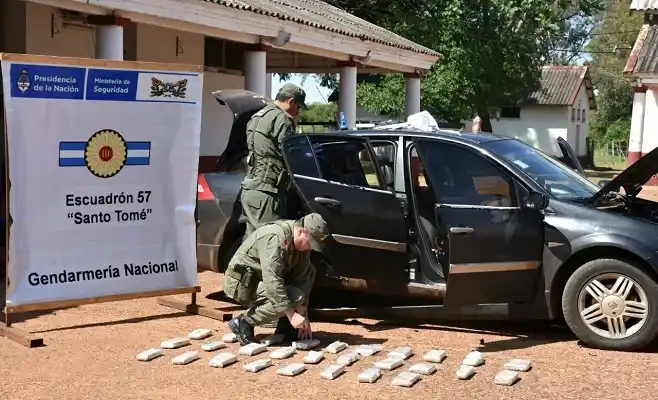 Se dirigía a Gualeguaychú con 27 kilos de marihuana en el auto