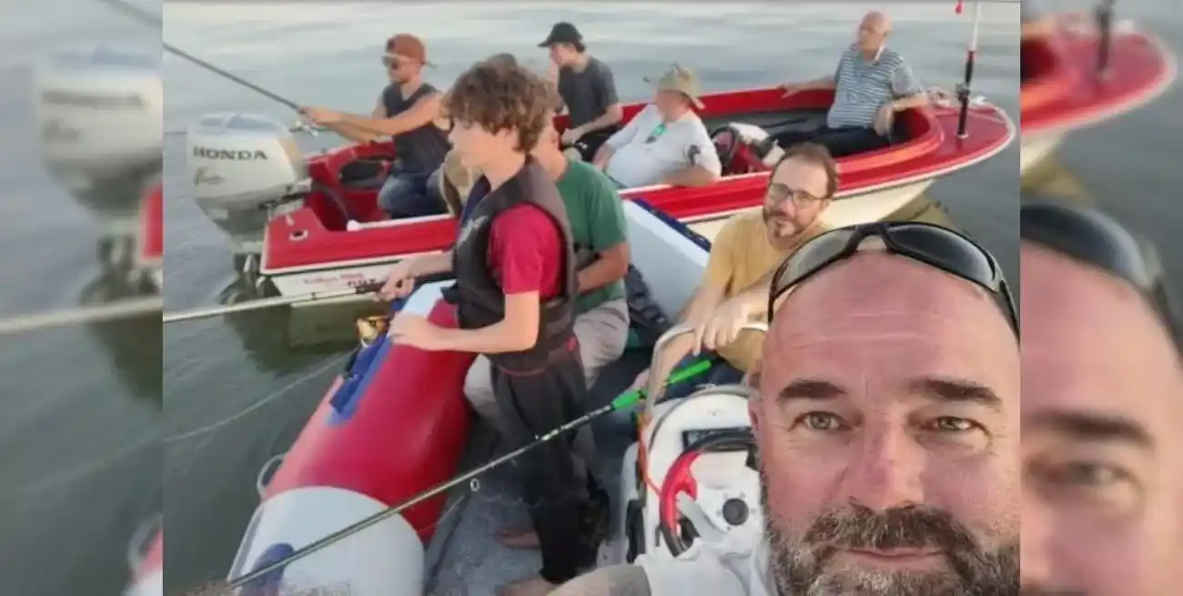 Buscan a cinco pescadores que desaparecieron en el Río de la Plata.