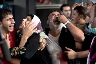 El bombardeo contra un hospital palestino dejó ocho niños muertos
