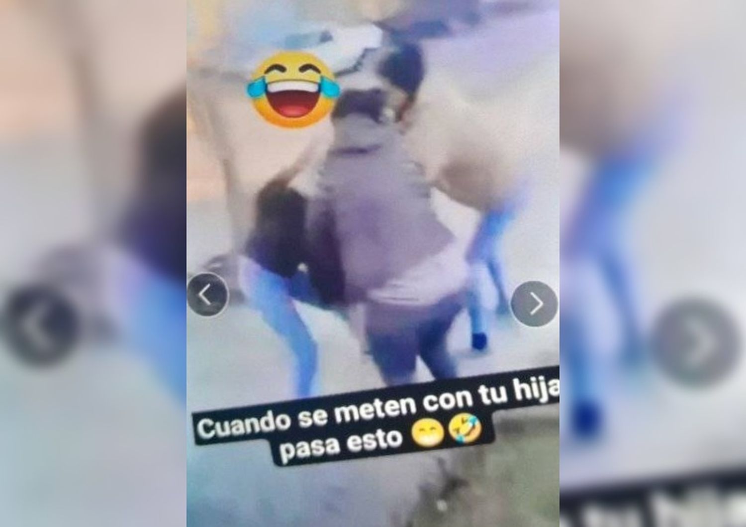 "Cuando se meten con tu hija pasa, esto": insólita burla de la adulta que inició la pelea afuera de la escuela 7