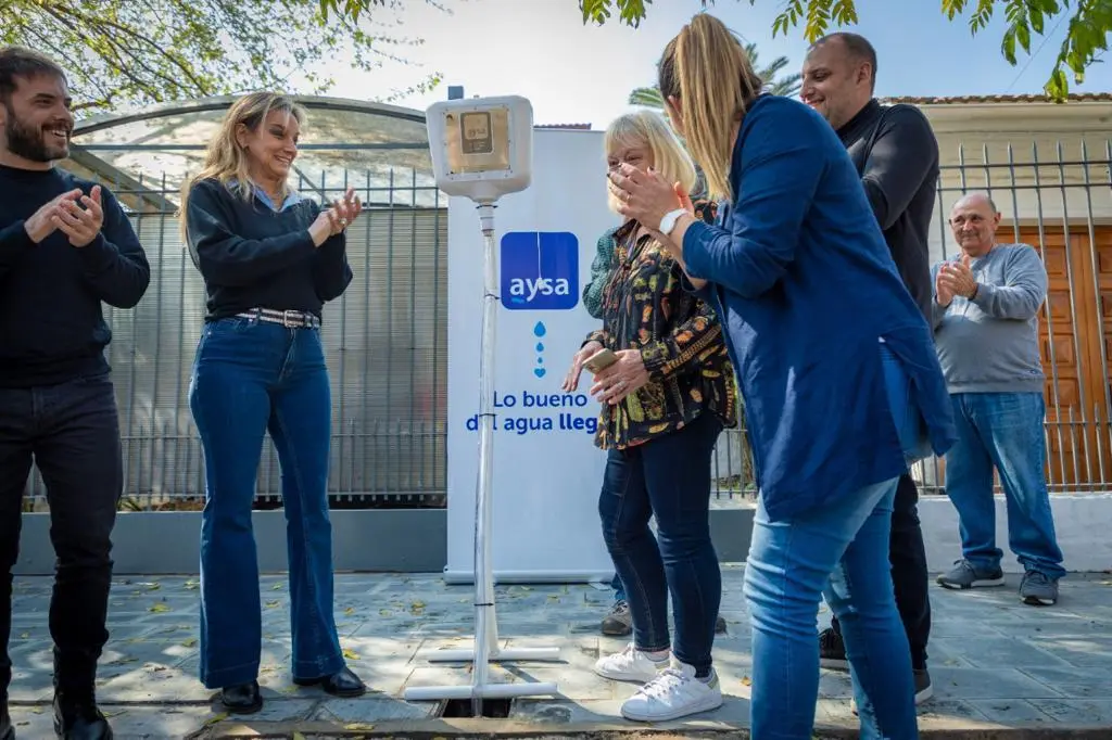 Galmarini habilitó una red cloacal para 4.000 habitantes de Lomas de Zamora
