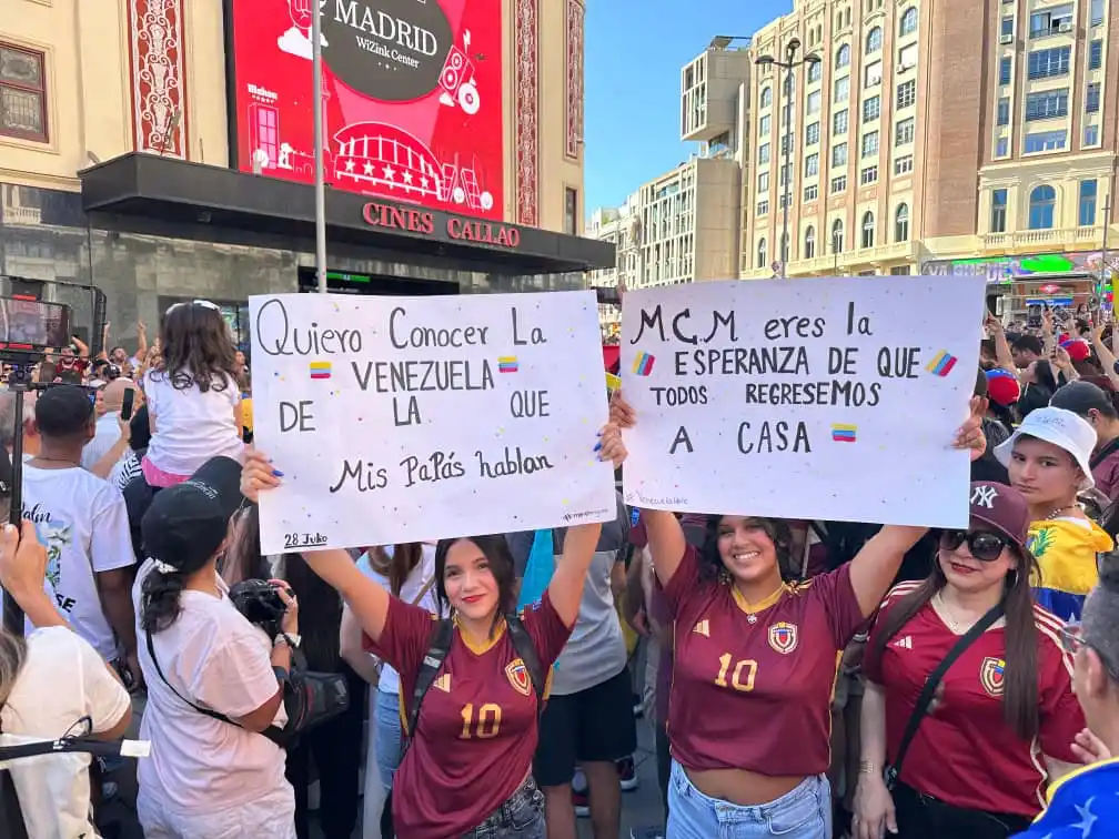 Venezolanos por el mundo se movilizan en apoyo a Edmundo González (Fotos y videos)