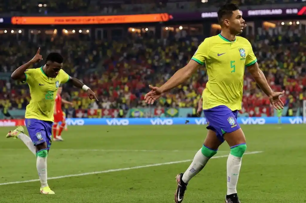 Brasil le ganó a Suiza y se clasificó a octavos de final del Mundial de Qatar