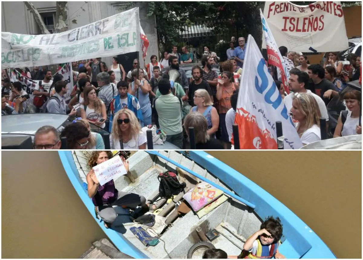 Masivo rechazo al cierre de escuelas en islas del Delta: Piden que Vidal revea la decisión