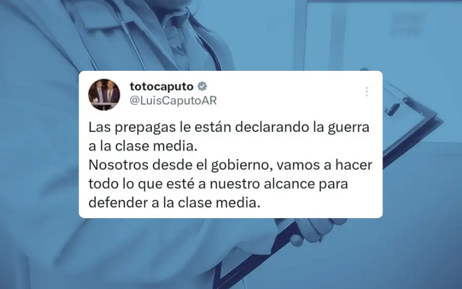 Luis Caputo prepagas X