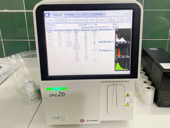 El servicio de Laboratorio del hospital de Alcaraz sumó equipamiento