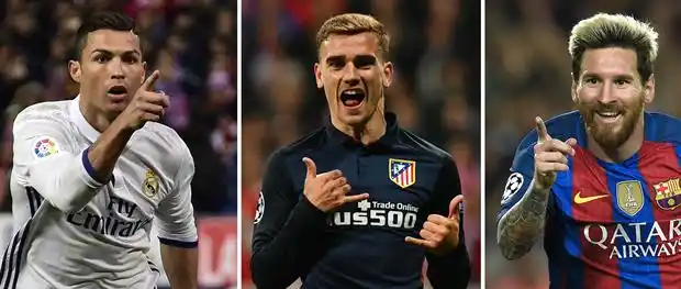 Premio FIFA 2016: Messi, finalista junto a Cristiano Ronaldo y Antoine Griezmann