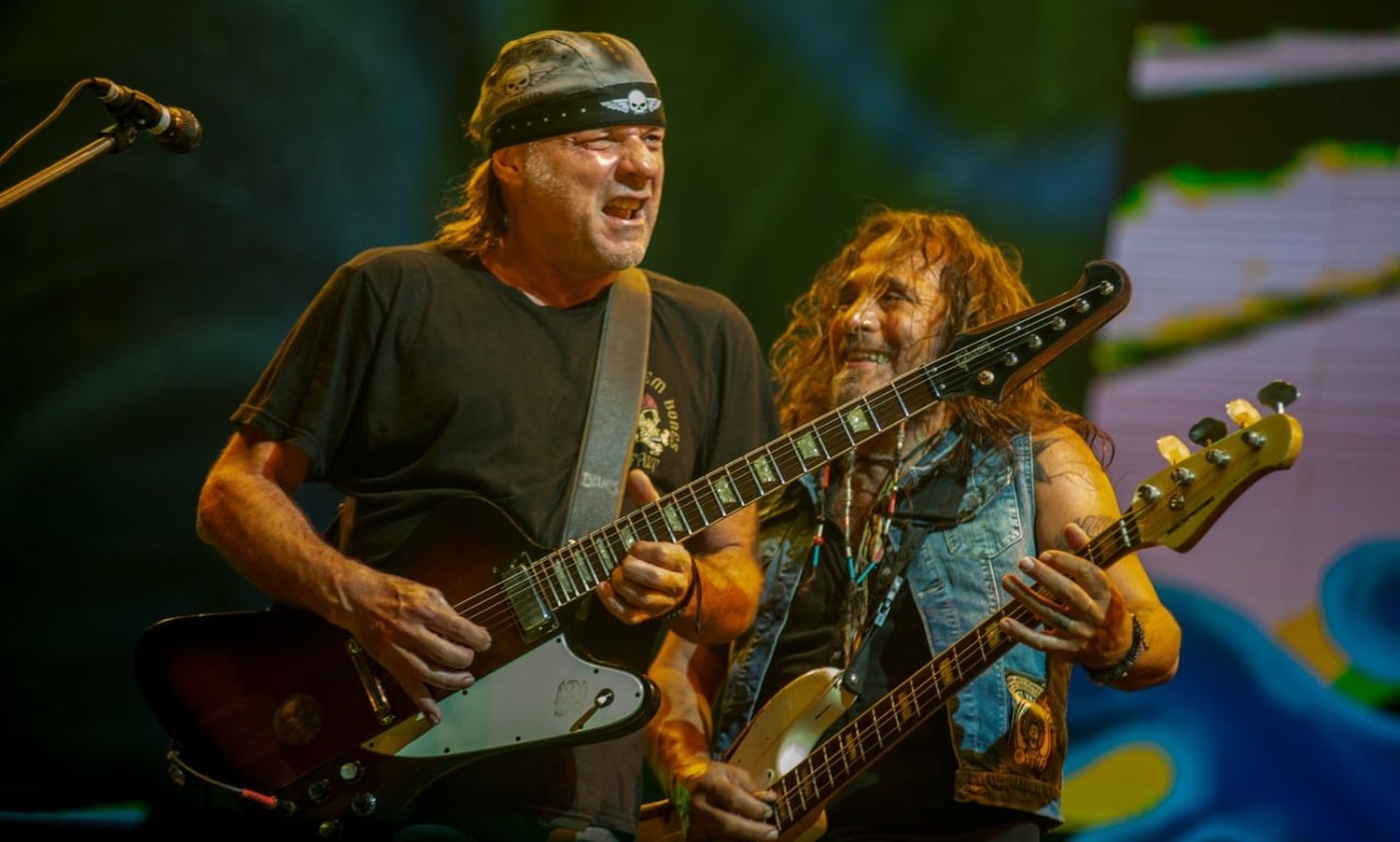 Chizzo y el Tete en el Estadio Único de La Plata en abril del 2022 (FOTO: RollingStone).