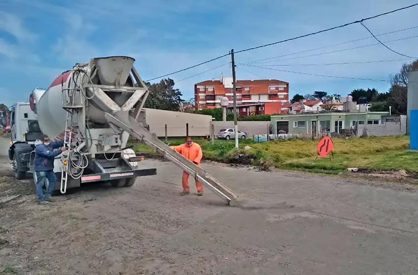 Reactivaron los trabajos de repavimentación camino a Chapadmalal