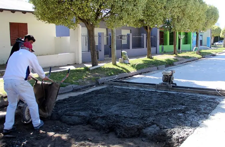 Pavimentación en Lobería