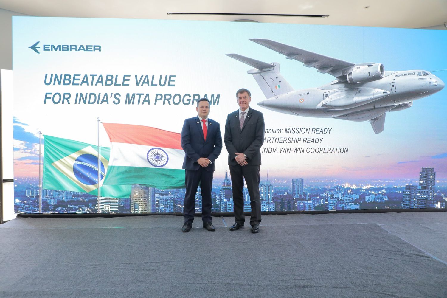 Embraer apuesta fuerte por el C-390 Millennium para la India
