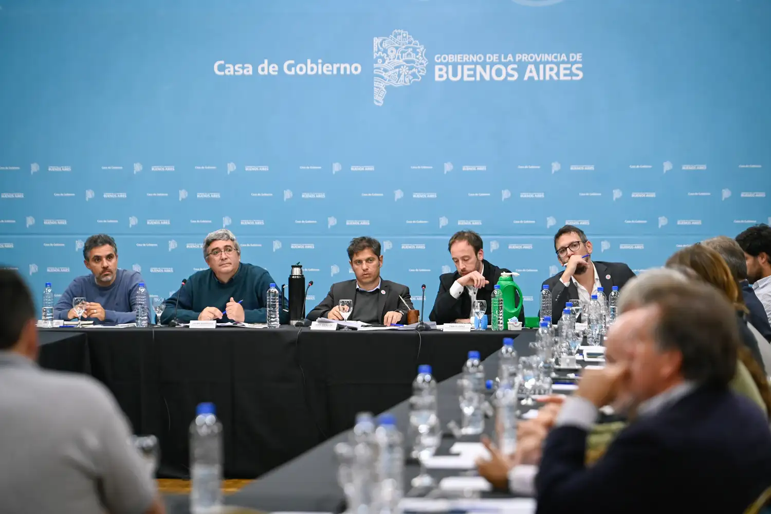 La reunión de Kicillof con representates del agro
